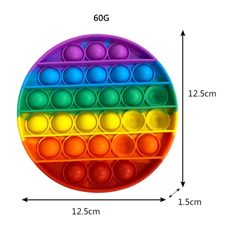 Squeeze Toys Factory - Wholesale Customizable Silicone Push Popping Bubbles for Kids