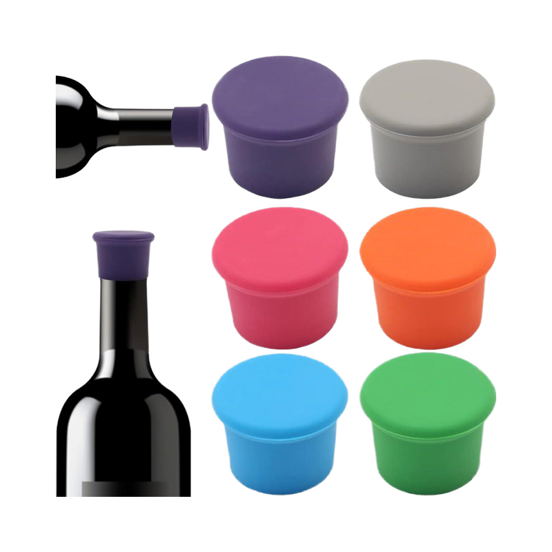 Mini Wine Stopper Factory - Customized Logo BPA-Free Food Grade Silicone