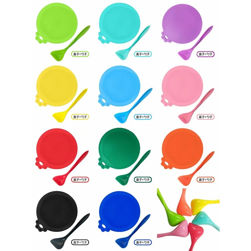 Dog Food Can Lids Supplier - Custom Logo Silicone Cat Food Can Covers Universal