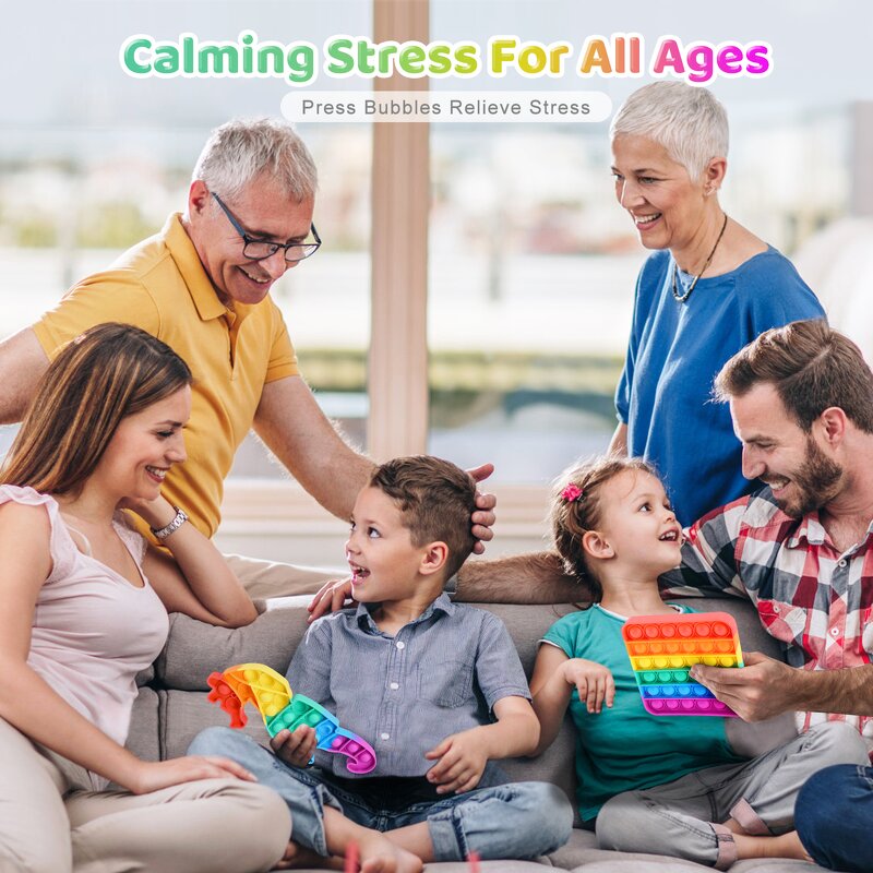 Stress Reliever Pop Toy Supplier - Factory Wholesale Silicone for Children