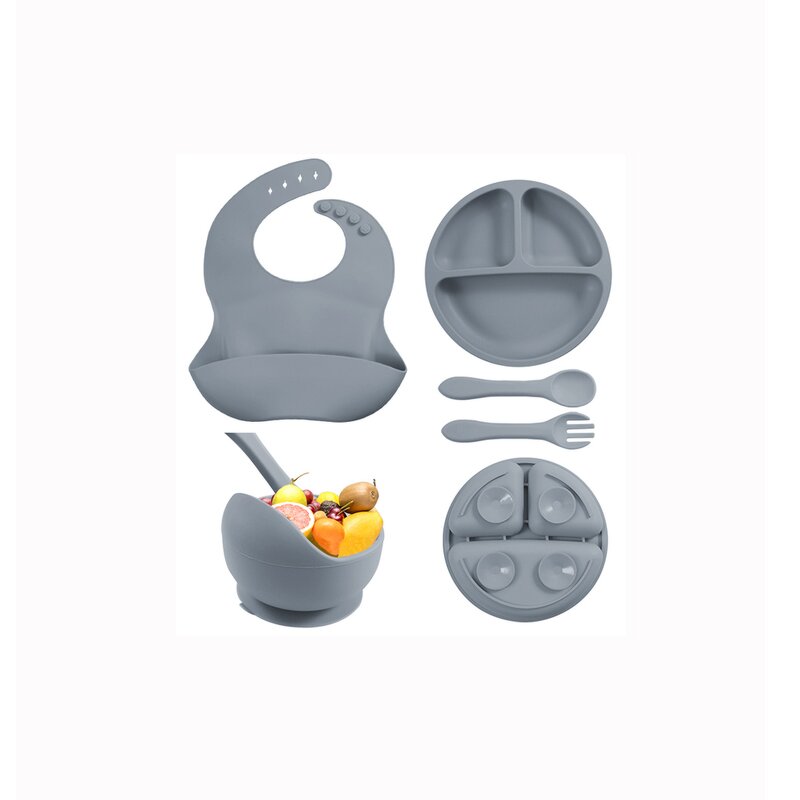 Baby Feeding Set Supplier - 2023 Top Seller Silicone Newborn Gift Plate Set