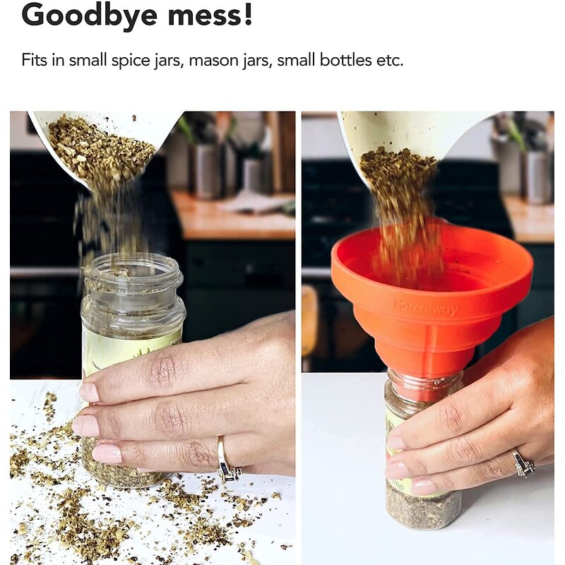 Foldable Funnel Supplier - Different Size Multi-Colors Silicone Collapsible Kitchen