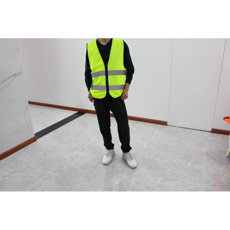 Running Vest Factory - Yellow Green Strap Reflective Security