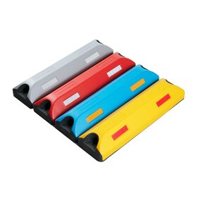 Garage Barrier Factory - 500-1830mm Colored Rubber Wheel Stopper