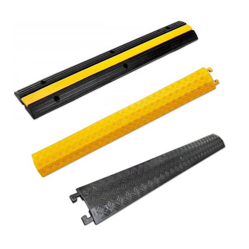 Cable Bridge Factory - Durable Yellow Black PVC Cable Cover