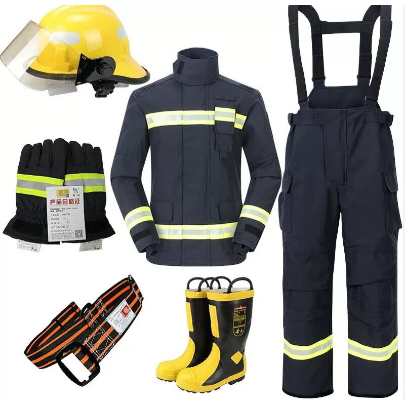 Firefighting Suit Manufacturer - Classic Jacket Pants Helmet Boots