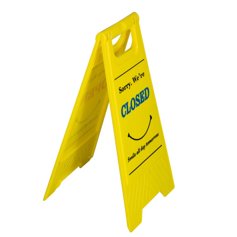 Warning Sign Board Manufacturer - Portable A Frame PP Wet Floor