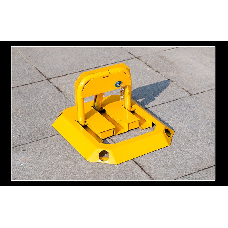 Smart Parking Lock Factory - Anti-theft Yellow Steel Automatic