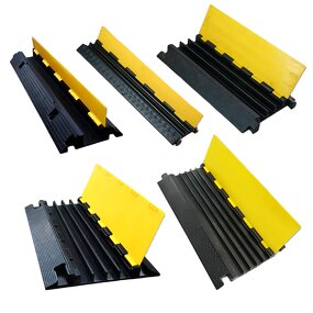Cable Ramp Manufacturer - 5 Channel PU Plastic Car Ramp