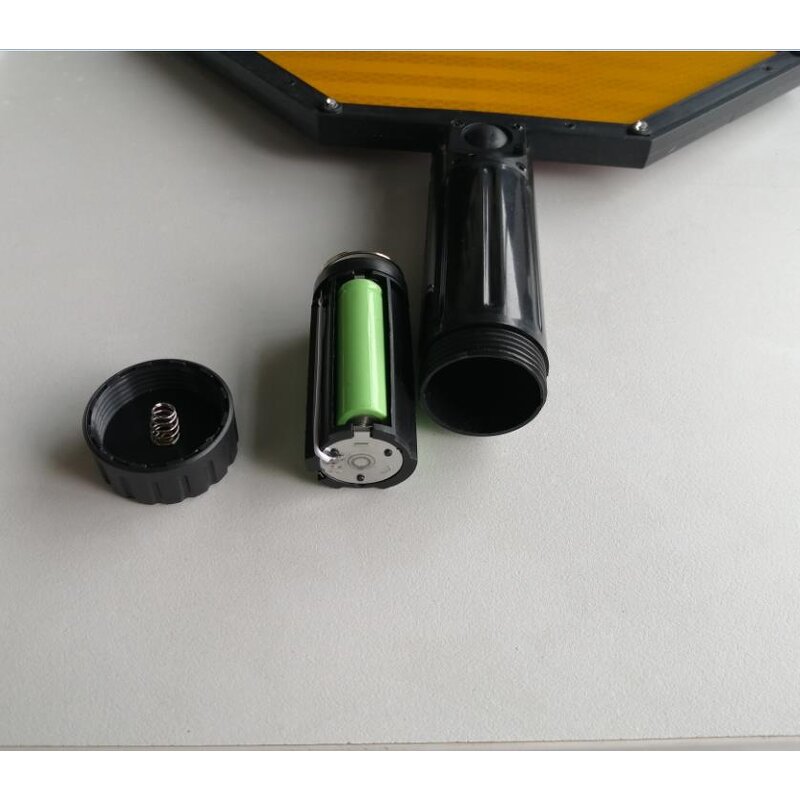 Traffic Sign Supplier - LED Red Stop Yellow Slow Rechargeable