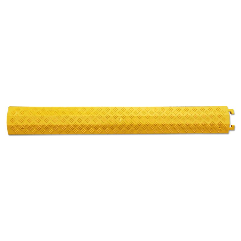 Cable Bridge Factory - Durable Yellow Black PVC Cable Cover