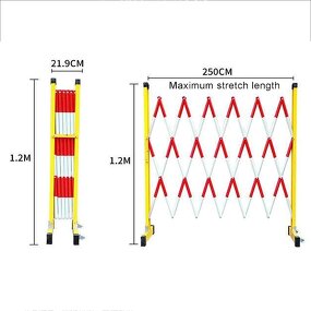Safety Barrier Supplier - Expandable Fiberglass Retractable