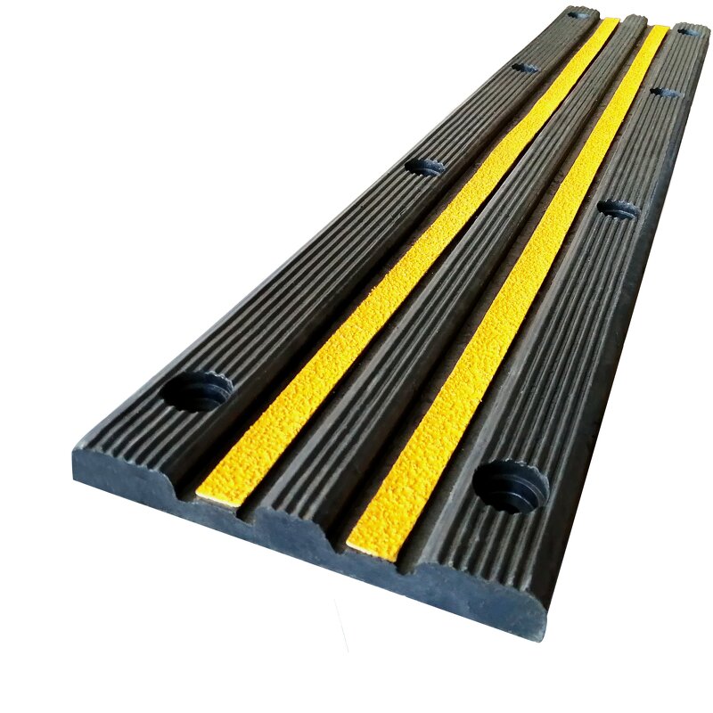Loading Dock Guard Manufacturer - Black Yellow Rubber Protector