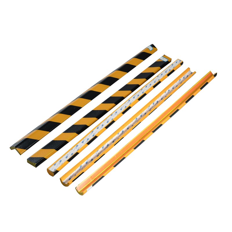 Corner Guard Supplier - Yellow Black PU Soft Wall Guard