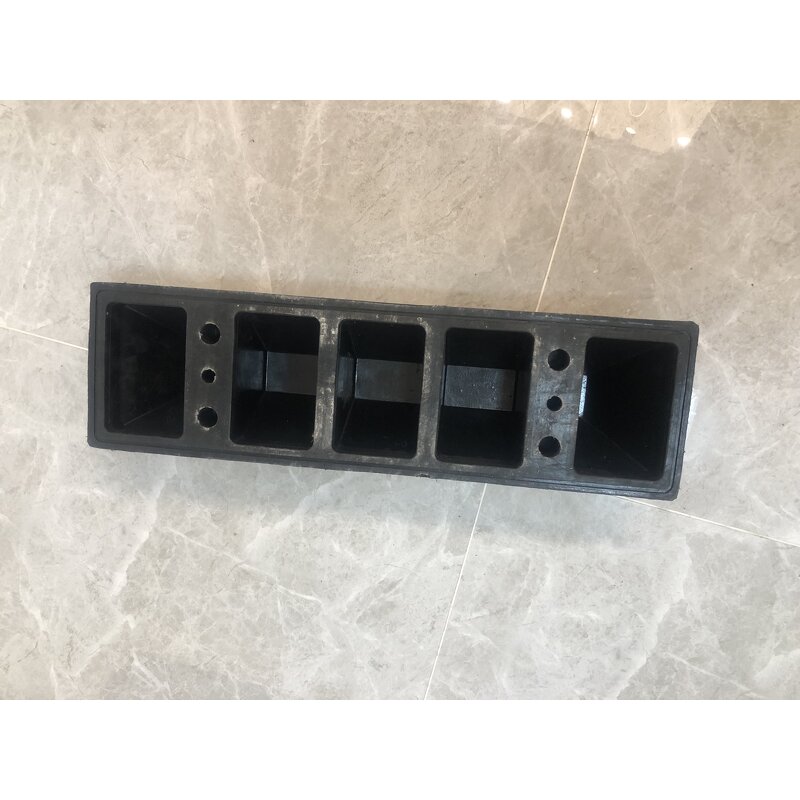 Car Stopper Supplier - 560mm Rubber Parking Lot with Reflective