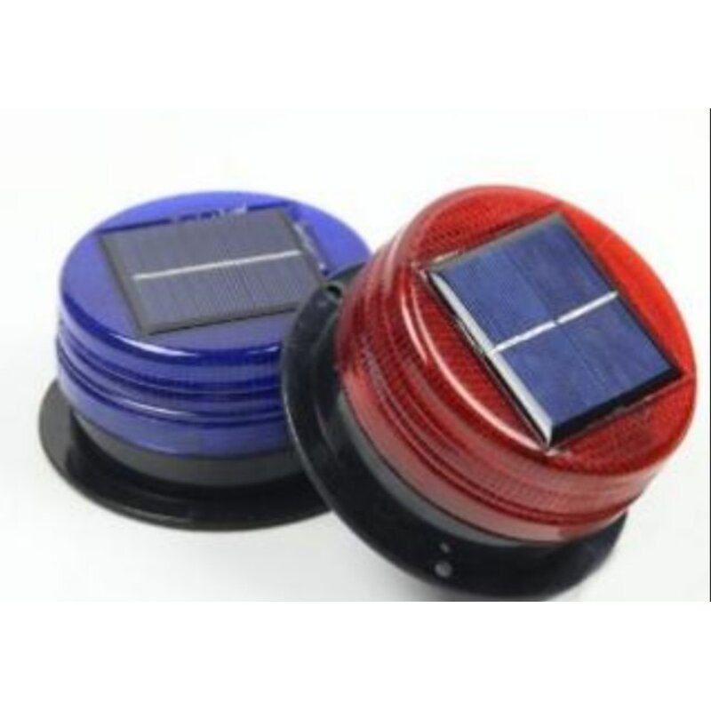 Warning Light Supplier - Solar Amber Flashing LED Magnetic