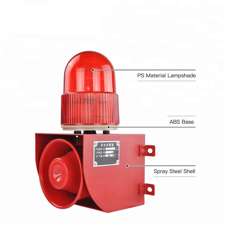 Motion Sensor Alarm Factory - High Decibel Horn Siren Strobe