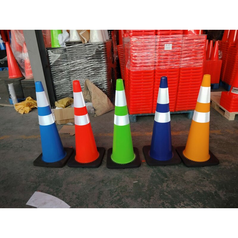 Traffic Cone Supplier - 36" PVC with Reflective Collar