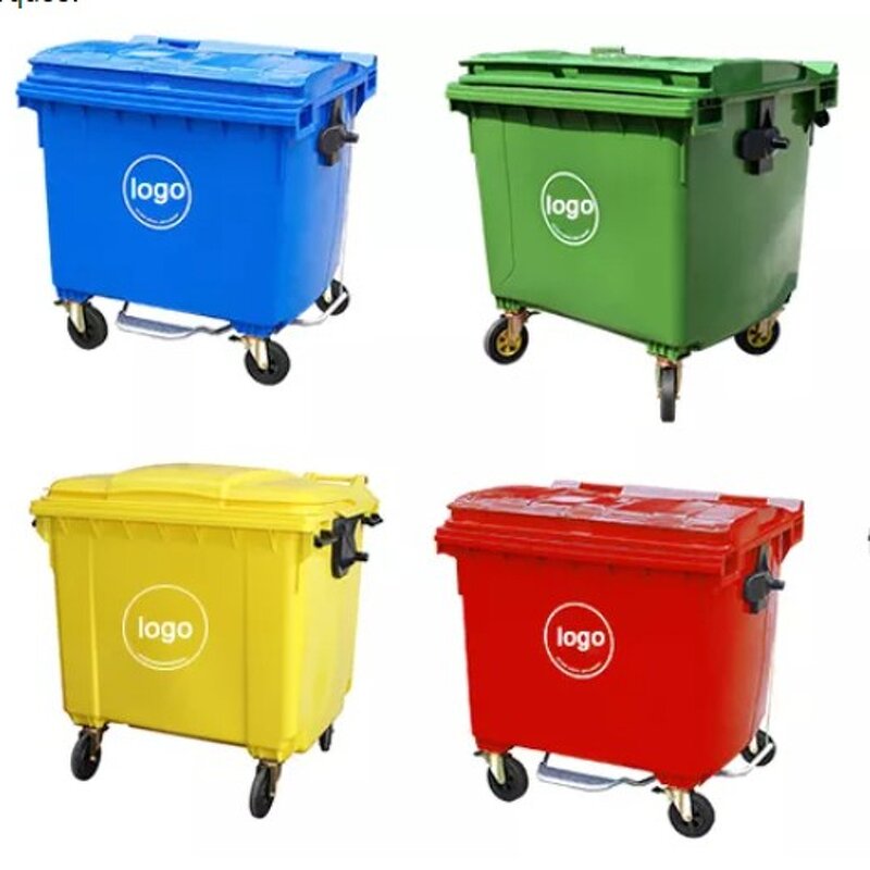 Garbage Bin Supplier - 660L/1110L Plastic Containerized