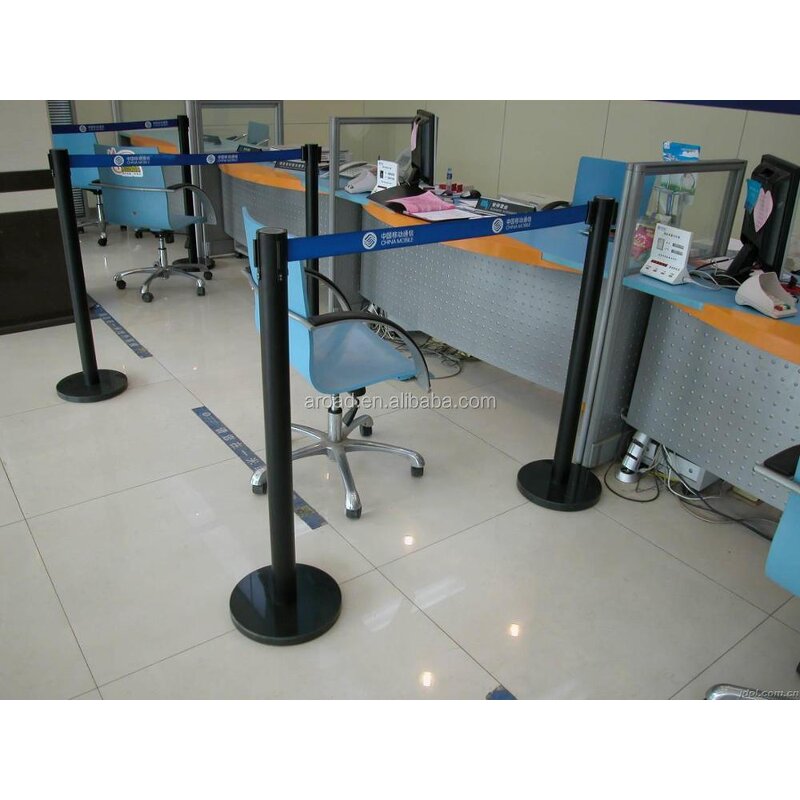 Crowd Control Barrier Manufacturer - Metal Cast Iron Base Modern