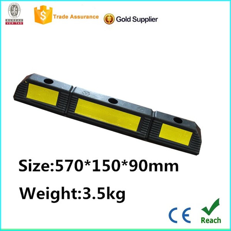 Parking Stopper Factory - Philippines Standard Yellow Black Rubber