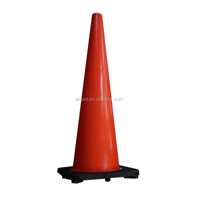 Traffic Cone Factory - Large PVC Triangle 900mm Rubber Base
