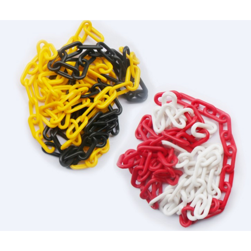 Plastic Chain Supplier - 6-10mm Colored Road Barrier
