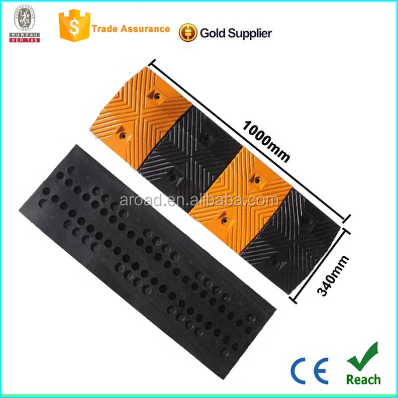 Rubber Ramp Factory - 1000mm Natural Rubber Dock Speed Hump