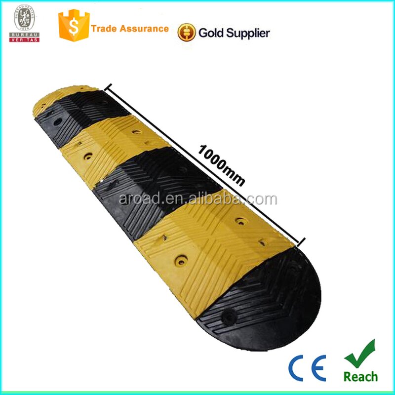 Speed Hump Manufacturer - 1000mm Yellow Black Portable 50 Ton