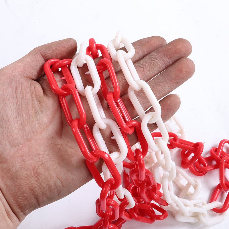 Plastic Chain Supplier - 6-10mm Colored Road Barrier