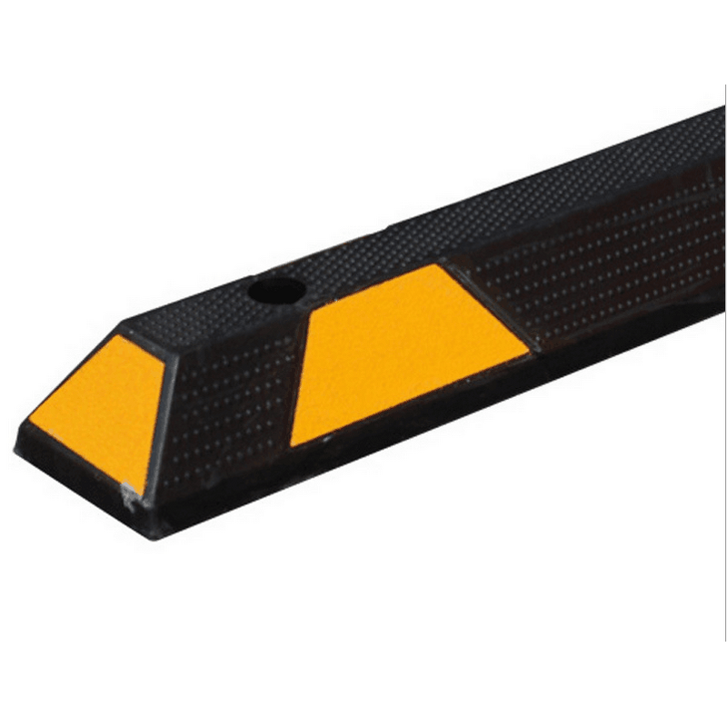 Wheel Stopper Manufacturer - 1650mm Black Yellow Rubber Ramp