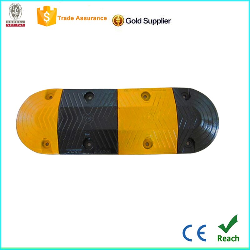 Speed Bump Manufacturer - Iron Rubber with Steel Base