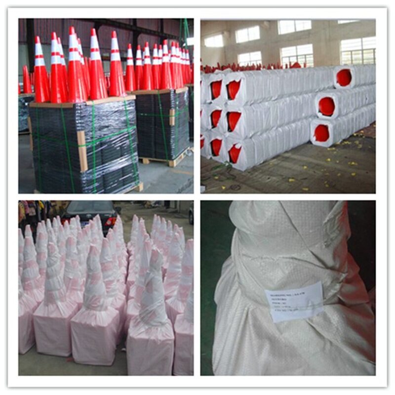 Traffic Cone Factory - Large PVC Triangle 900mm Rubber Base