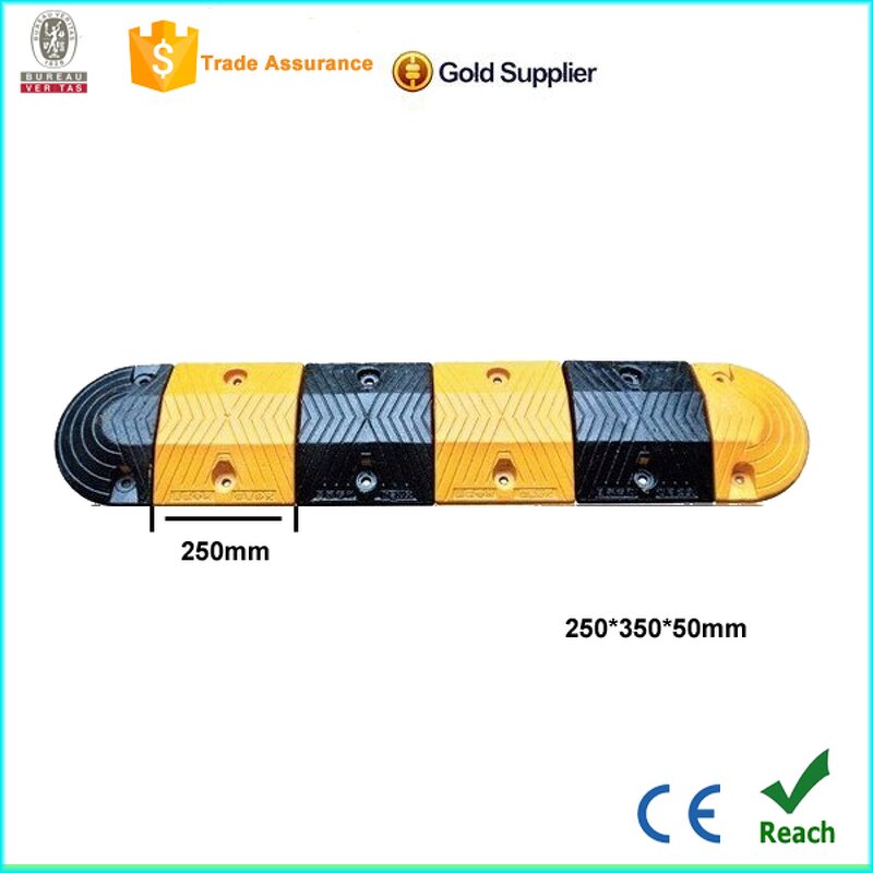 Speed Bump Manufacturer - Iron Rubber with Steel Base