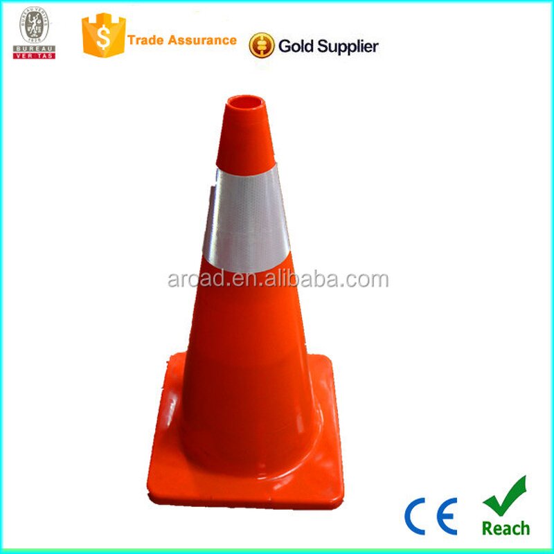 Traffic Cone Supplier - 28inch Durable Orange Reflective PVC