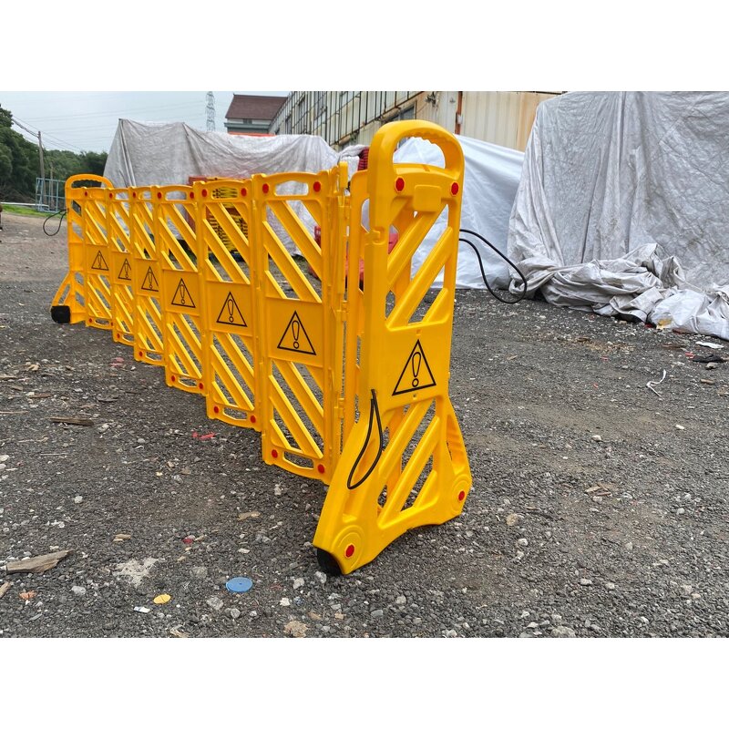 Barricade Fence Factory - Portable Yellow Retractable Expandable