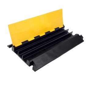 Cable Protector Supplier - 93cm Dual Color 3 Channel Rubber