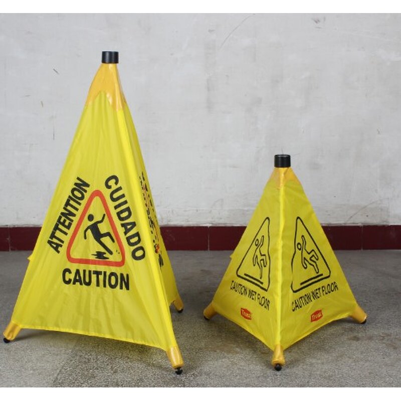 Safety Cone Manufacturer - 1/2 Inch Pop-Up Multi-Lingual