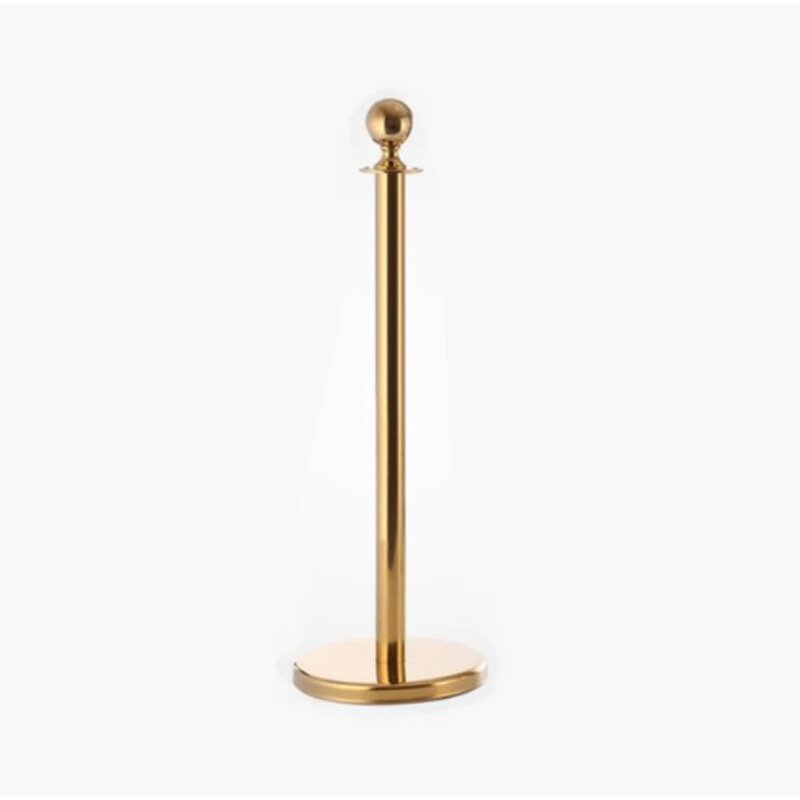 Barrier Post Supplier - 95cm Black Gold Stainless Steel