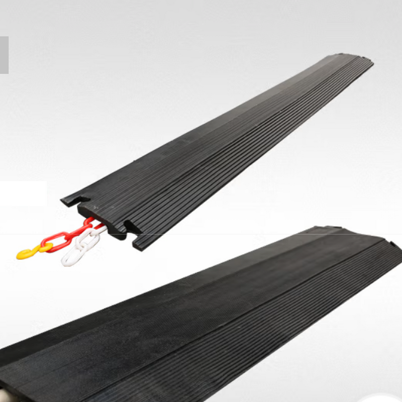 Cable Bridge Factory - Durable Yellow Black PVC Cable Cover