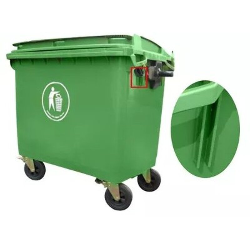 Garbage Bin Supplier - 660L/1110L Plastic Containerized