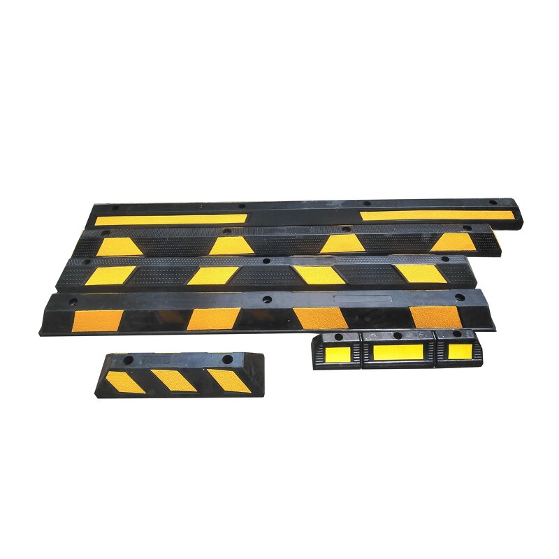 Parking Curb Manufacturer - Durable 1650mm Rubber Wheel Stopper