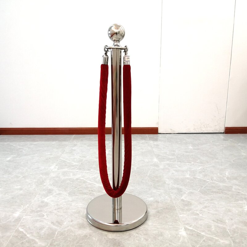 Barrier Post Supplier - 95cm Black Gold Stainless Steel
