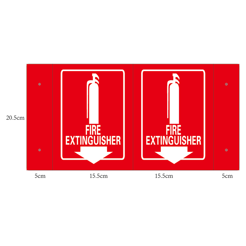 Fire Sign Manufacturer - Plastic Acrylic Wall Mount Warning