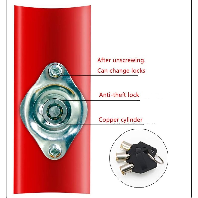Parking Lock Factory - Metal U Sharp Manual Barrier
