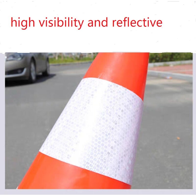 Traffic Cone Supplier - Solar LED Orange Collapsible 70cm