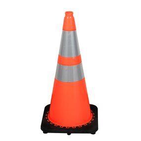 Traffic Cone Supplier - Solar LED Orange Collapsible 70cm