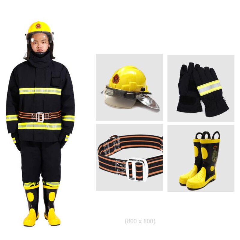 Firefighter Suit Supplier - Flame Retardant Jacket Pants Set