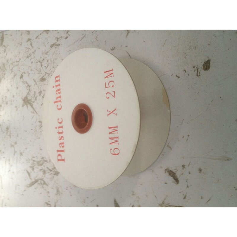 Plastic Chain Manufacturer - Highway Red White 6mm Colored