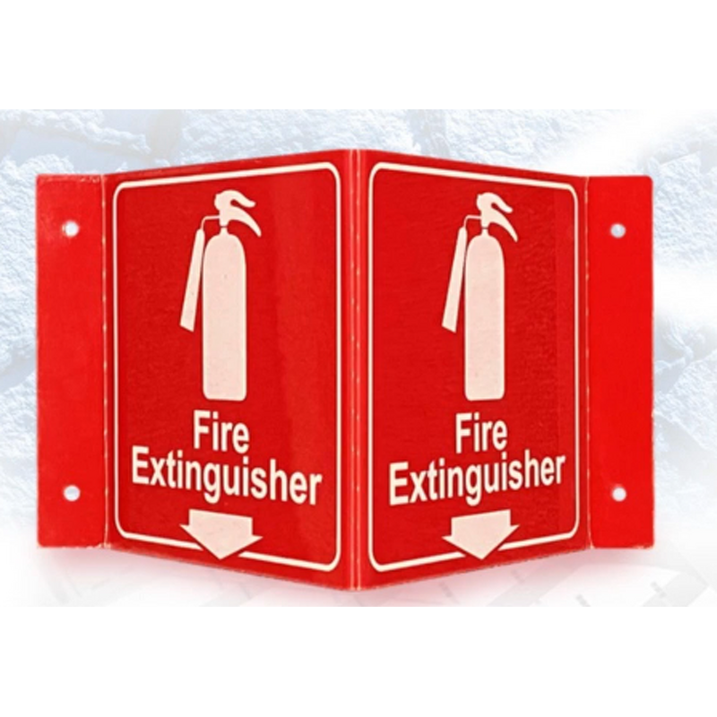 Fire Sign Manufacturer - Plastic Acrylic Wall Mount Warning